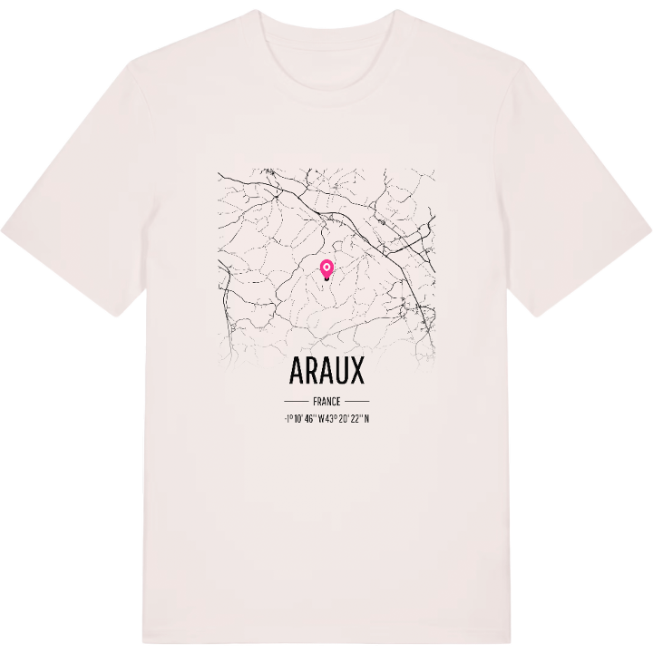 Araux karta t-shirt – t-shirt från PinShirt