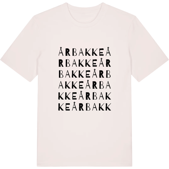Årbakke ordlek t-shirt – t-shirt från PinShirt