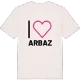 Jag älskar Arbaz t-shirt stort tryck