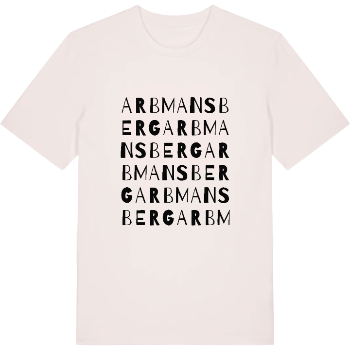 Arbmansberg ordlek t-shirt – t-shirt från PinShirt