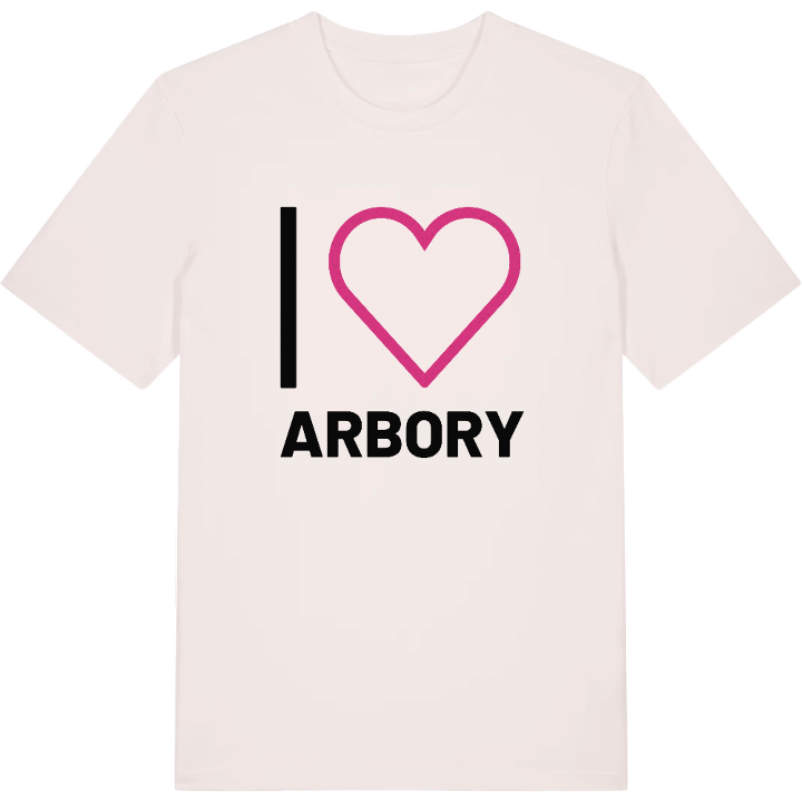 Jag älskar Arbory t-shirt stort tryck – t-shirt från PinShirt