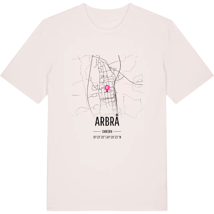 Arbrå karta t-shirt – t-shirt från PinShirt