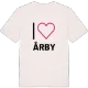 Jag älskar Årby t-shirt stort tryck