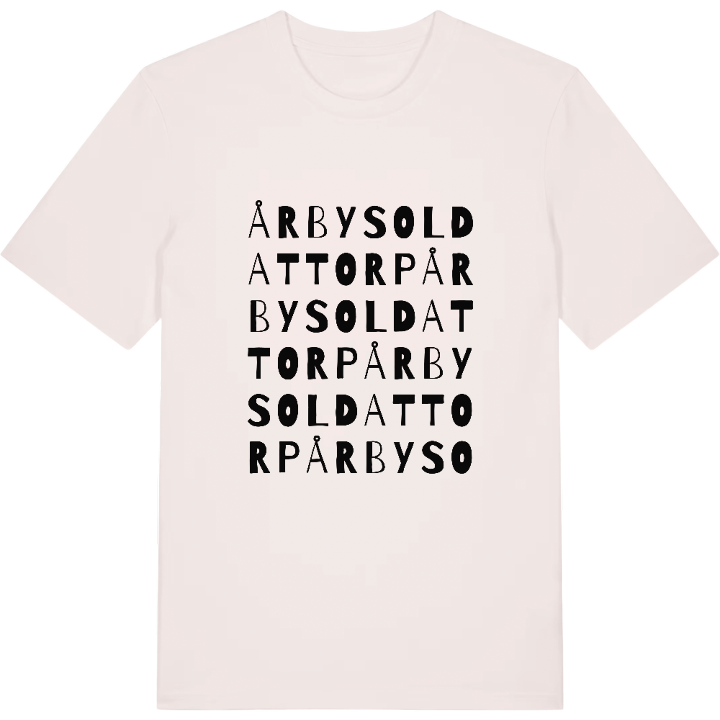 Årby soldattorp ordlek t-shirt – t-shirt från PinShirt