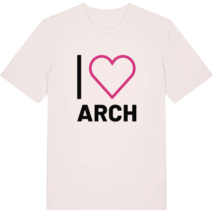 Jag älskar Arch t-shirt stort tryck – t-shirt från PinShirt