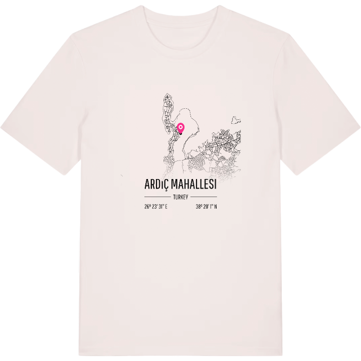 Ardıç Mahallesi karta t-shirt – t-shirt från PinShirt