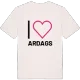 Jag älskar Ardags t-shirt stort tryck