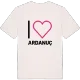 Jag älskar Ardanuç t-shirt stort tryck