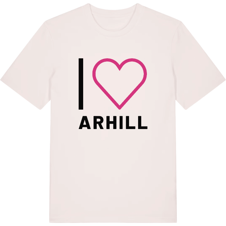Jag älskar Arhill t-shirt stort tryck – t-shirt från PinShirt