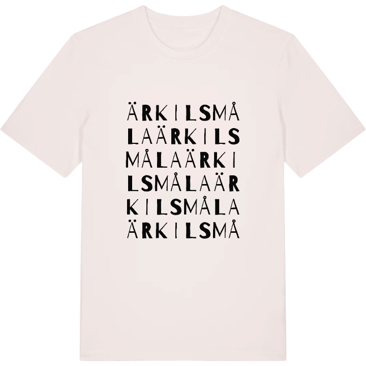 Ärkilsmåla ordlek t-shirt – t-shirt från PinShirt