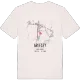 Arlesey karta t-shirt