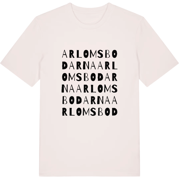 Arlomsbodarna ordlek t-shirt – t-shirt från PinShirt