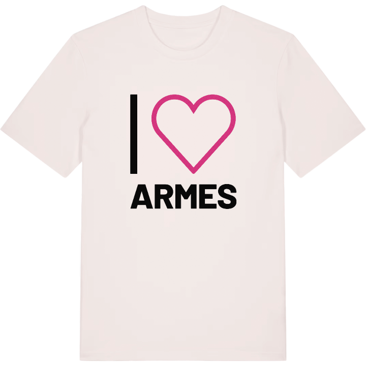 Jag älskar Armes t-shirt stort tryck – t-shirt från PinShirt