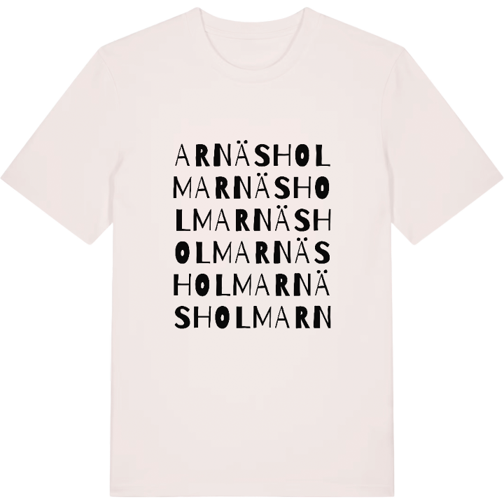 Arnäsholm ordlek t-shirt – t-shirt från PinShirt