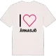 Jag älskar Ärnasjö t-shirt stort tryck