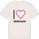 Jag älskar Ärnsidan t-shirt stort tryck
