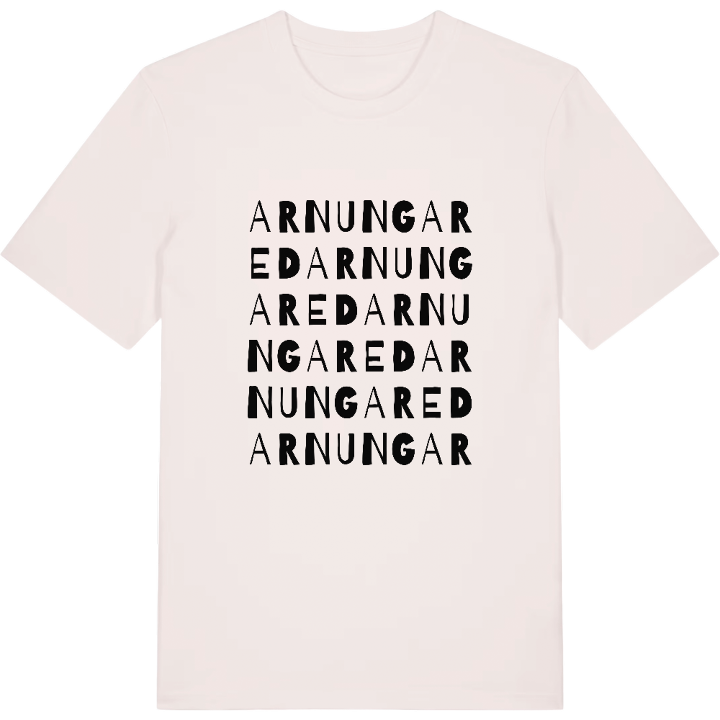 Arnungared ordlek t-shirt – t-shirt från PinShirt