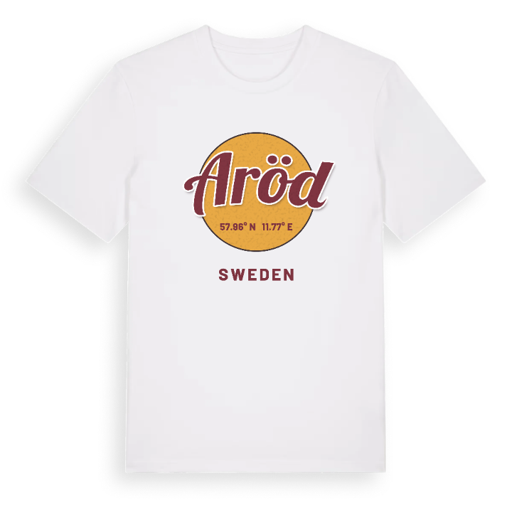 Aröd cirkel t-shirt – t-shirt från PinShirt