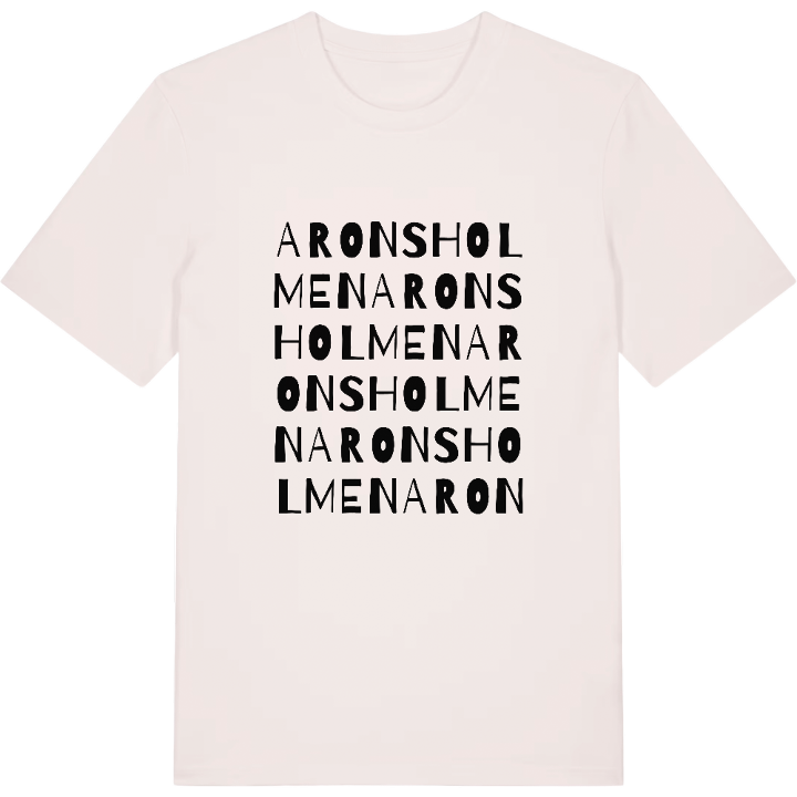 Aronsholmen ordlek t-shirt – t-shirt från PinShirt