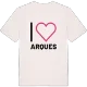 Jag älskar Arques t-shirt stort tryck