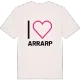Jag älskar Arrarp t-shirt stort tryck