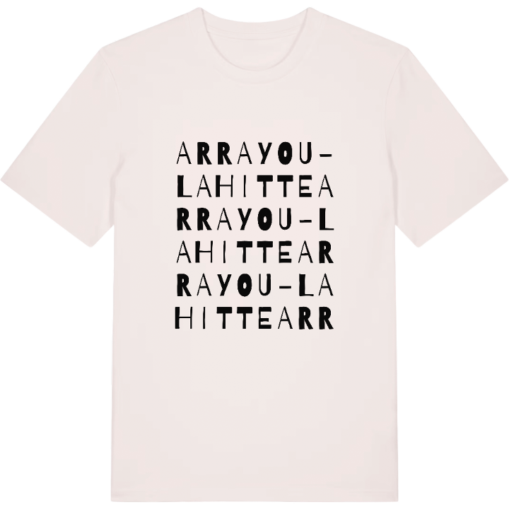 Arrayou-Lahitte ordlek t-shirt – t-shirt från PinShirt