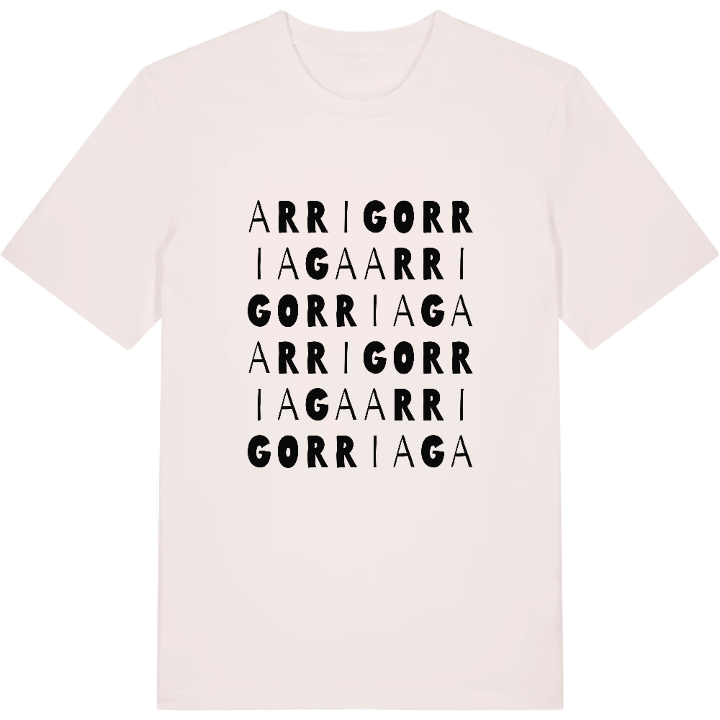 Arrigorriaga ordlek t-shirt – t-shirt från PinShirt