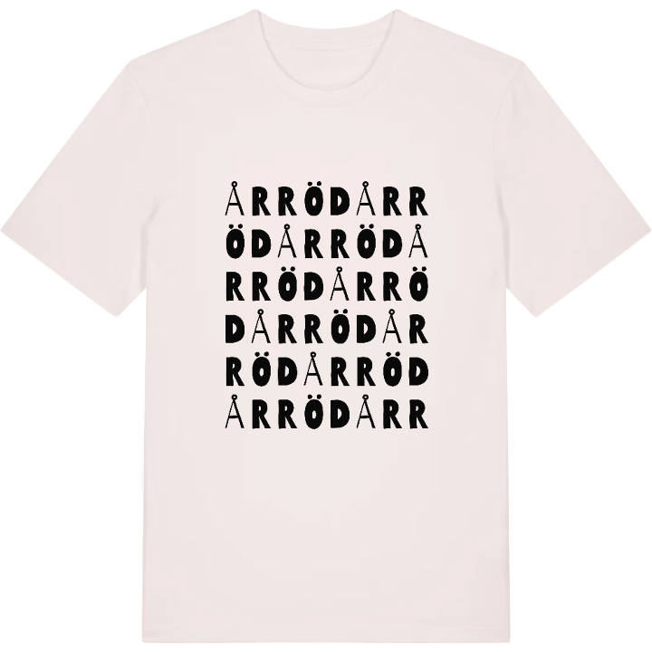 Årröd ordlek t-shirt – t-shirt från PinShirt