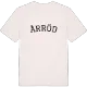 Årröd böjd t-shirt