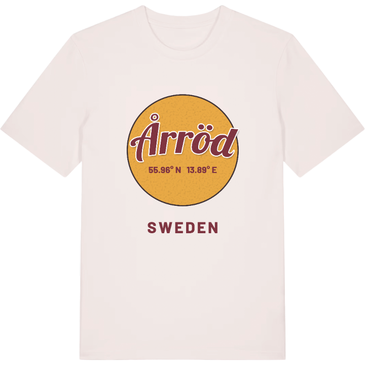 Årröd cirkel t-shirt – t-shirt från PinShirt