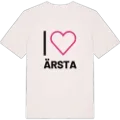 Jag älskar Ärsta t-shirt stort tryck