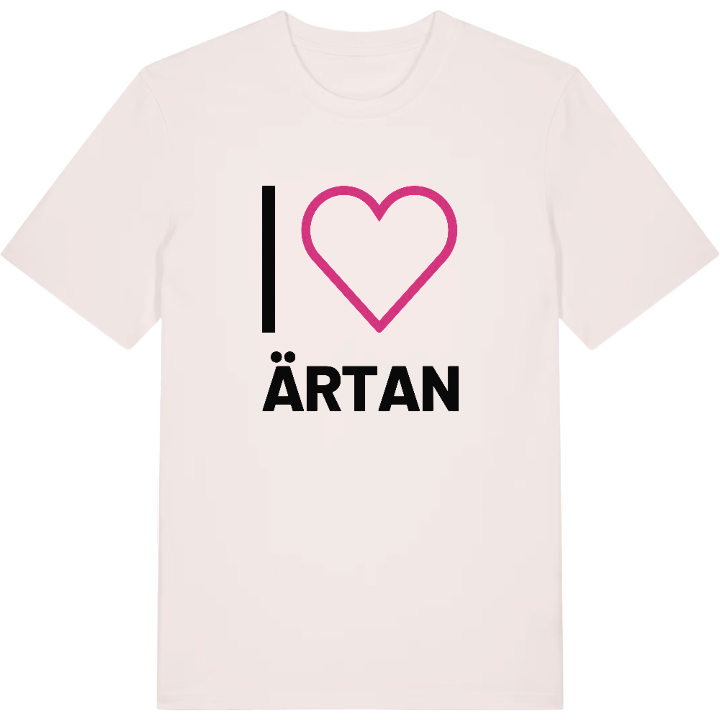 Jag älskar Ärtan t-shirt stort tryck – t-shirt från PinShirt