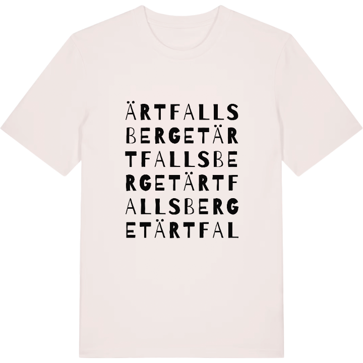 Ärtfallsberget ordlek t-shirt – t-shirt från PinShirt