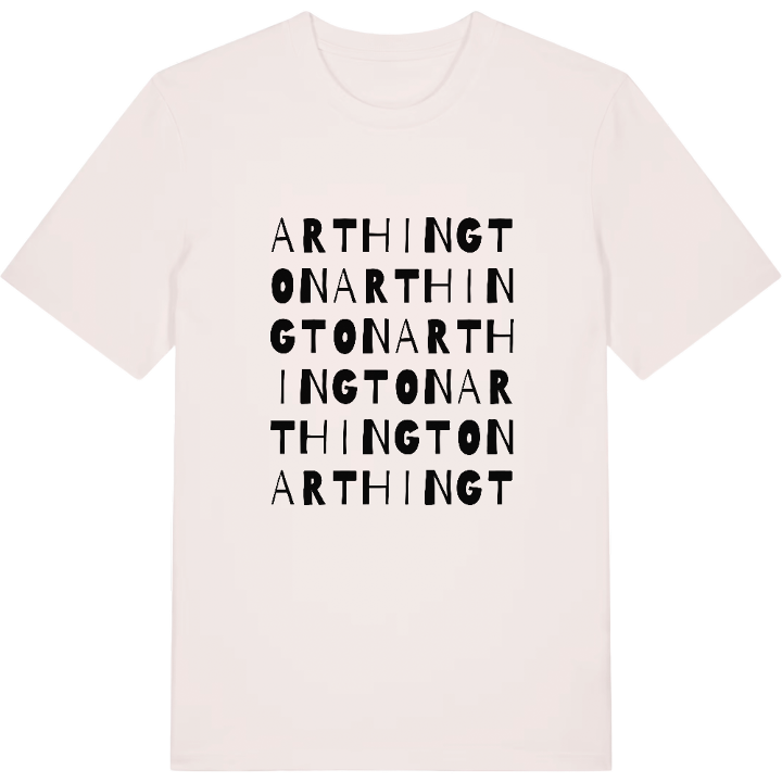 Arthington ordlek t-shirt – t-shirt från PinShirt