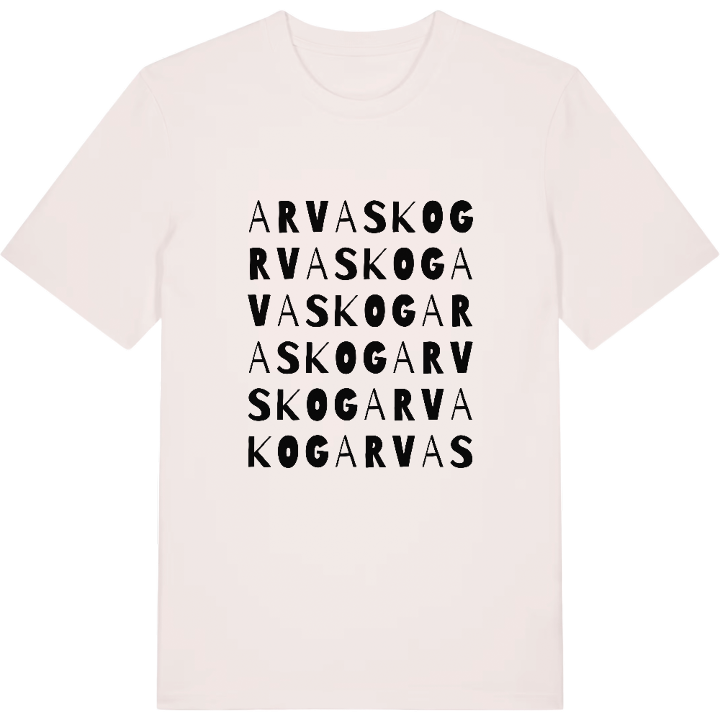 Arvaskog ordlek t-shirt – t-shirt från PinShirt