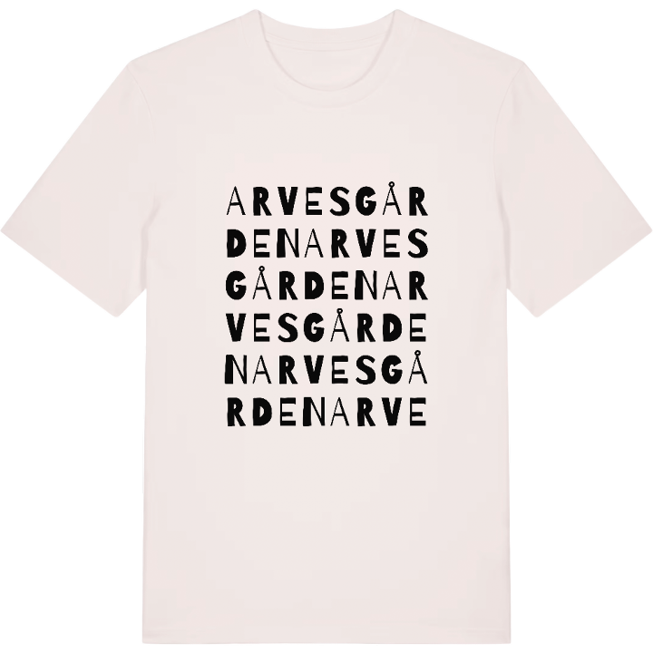 Arvesgården ordlek t-shirt – t-shirt från PinShirt