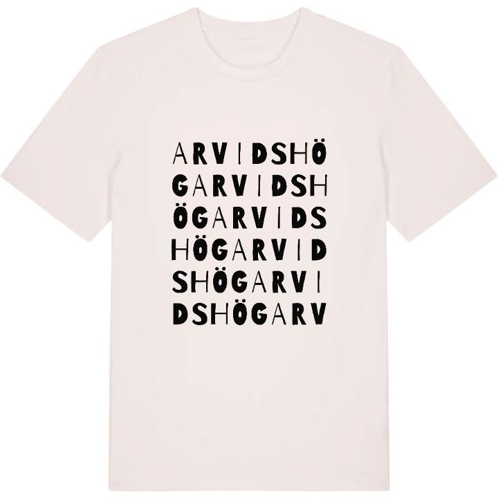 Arvidshög ordlek t-shirt – t-shirt från PinShirt