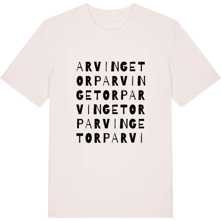 Arvingetorp ordlek t-shirt – t-shirt från PinShirt