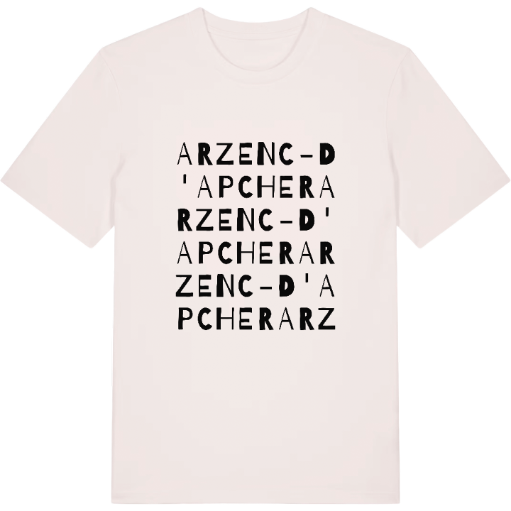 Arzenc-d'Apcher ordlek t-shirt – t-shirt från PinShirt