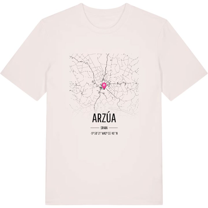 Arzúa karta t-shirt – t-shirt från PinShirt