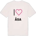 Jag älskar Åsa t-shirt stort tryck