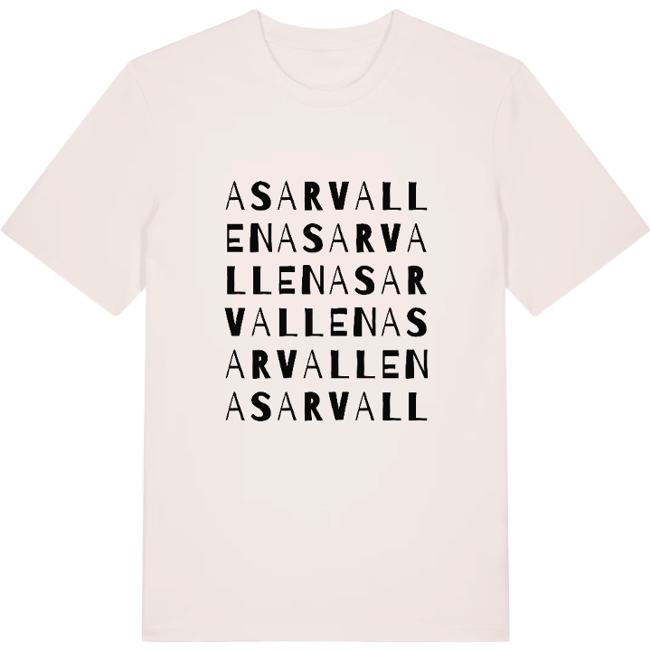 Asarvallen ordlek t-shirt – t-shirt från PinShirt
