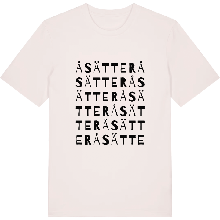 Åsätter ordlek t-shirt – t-shirt från PinShirt