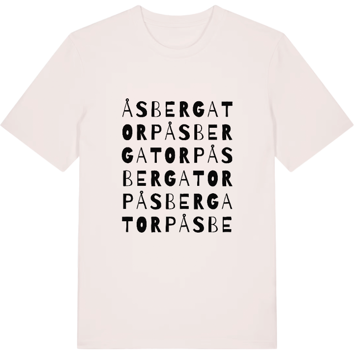 Åsbergatorp ordlek t-shirt – t-shirt från PinShirt