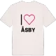 Jag älskar Åsby t-shirt stort tryck