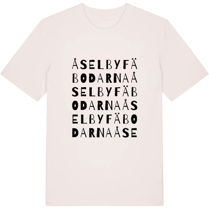 Åselbyfäbodarna ordlek t-shirt – t-shirt från PinShirt