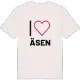 Jag älskar Äsen t-shirt stort tryck