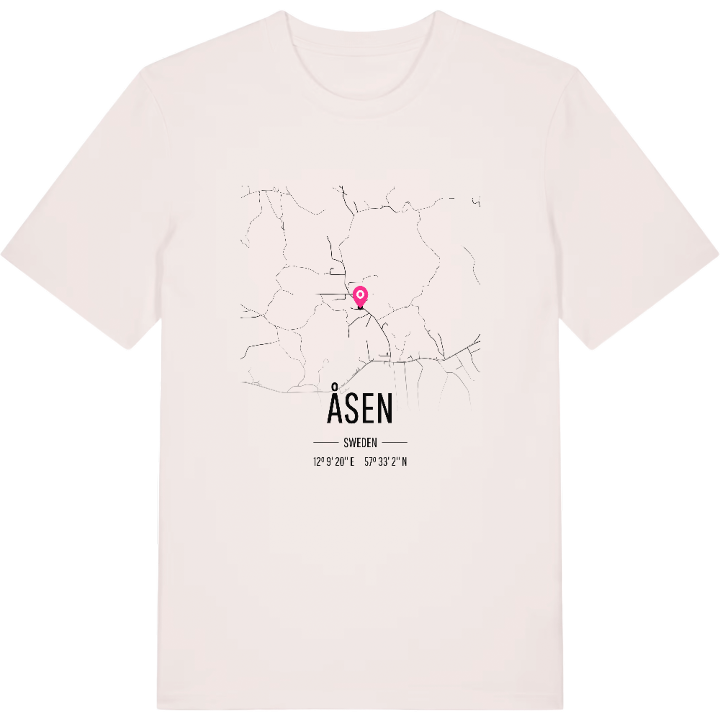 Åsen karta t-shirt – t-shirt från PinShirt
