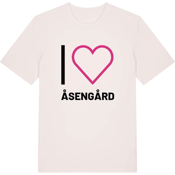 Jag älskar Åsengård t-shirt stort tryck – t-shirt från PinShirt