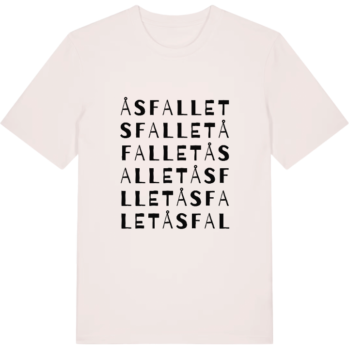Åsfallet ordlek t-shirt – t-shirt från PinShirt